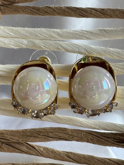 IMG_2470 Classic golden pearl beauty earrings
